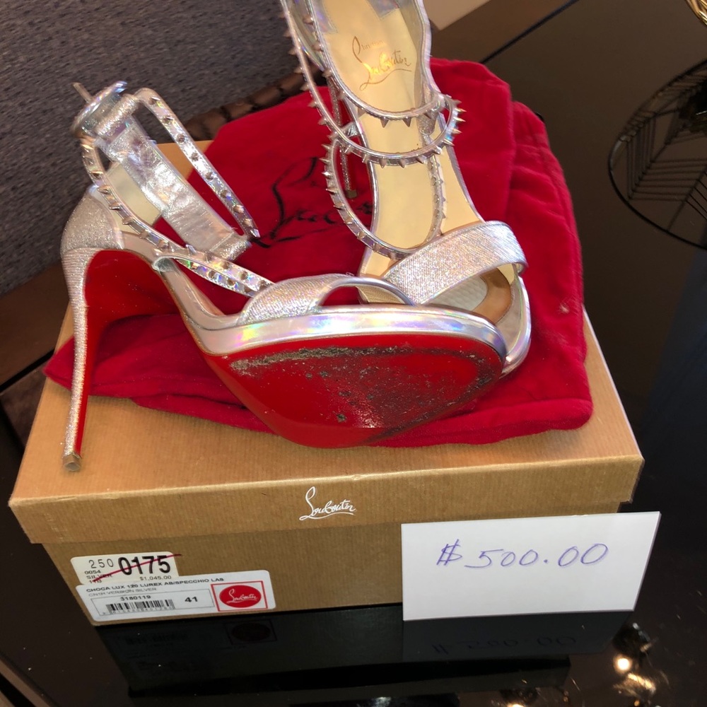 CHOCA LUX Sliver Sandals